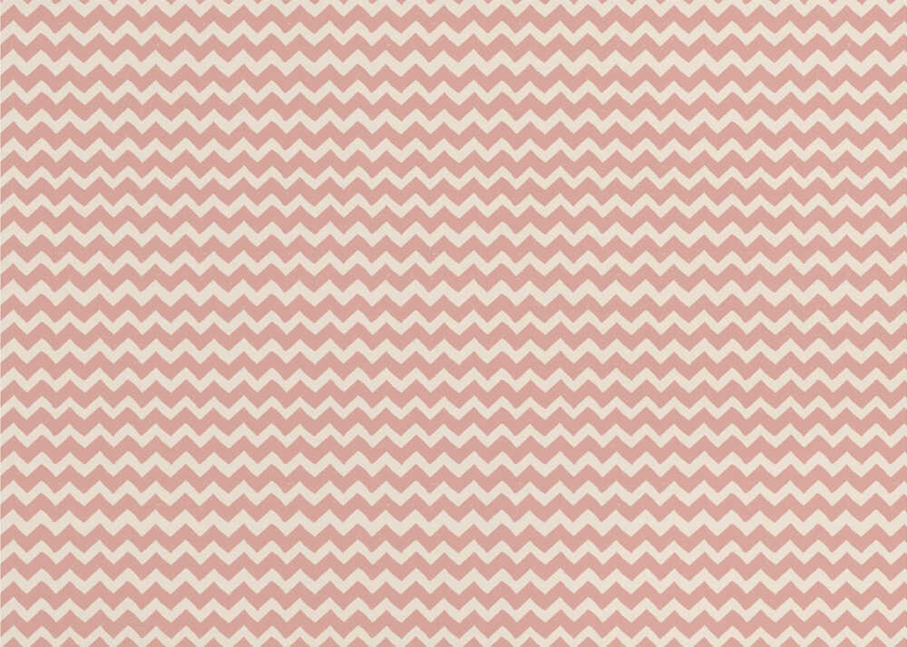 Zickzackmuster in Rosa und Beige | Tapete