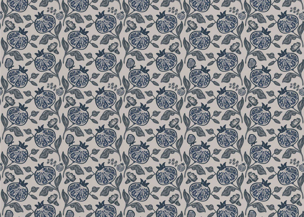 Granatapfelmuster | Tapete