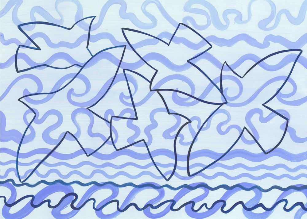 Wellen der Gelassenheit | Leinwand