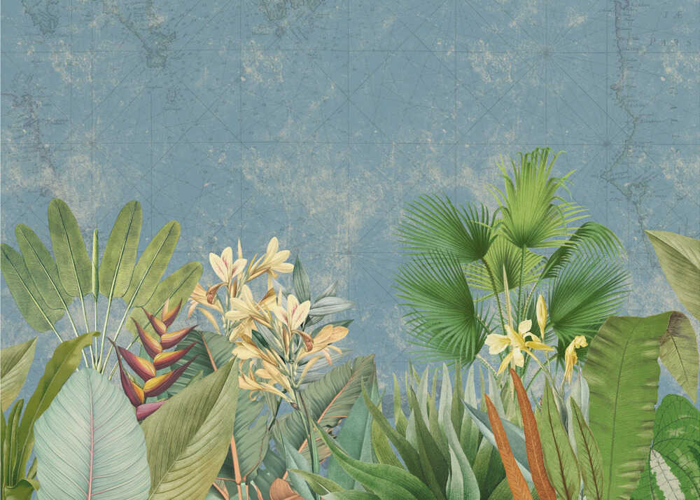 Tropical Vintage Landscape | Poster