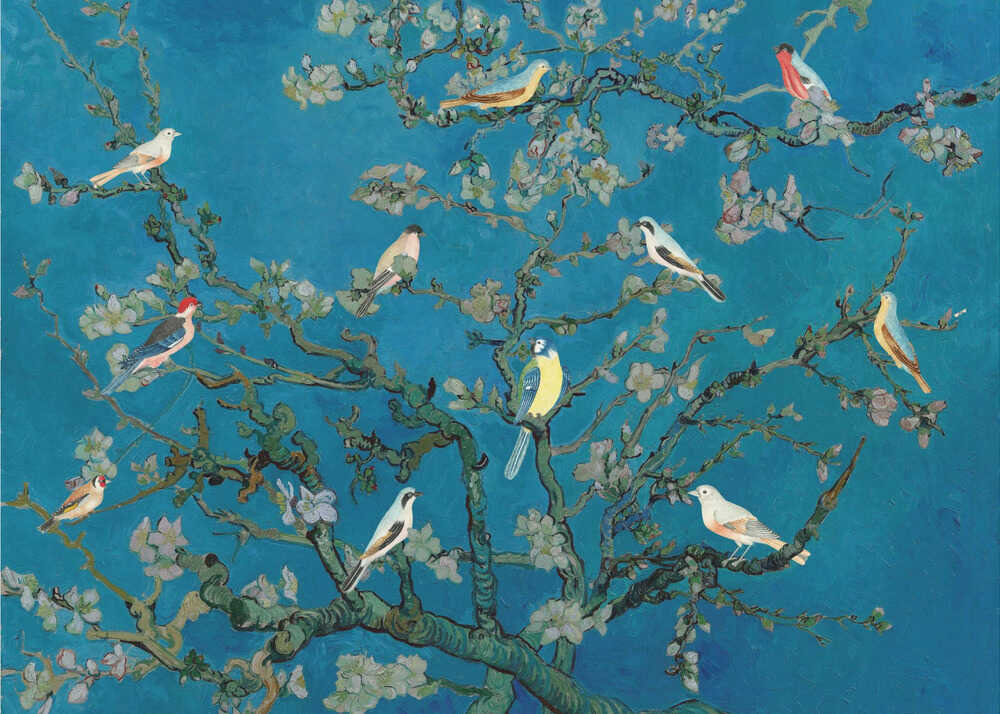 Birds In the Almond Blossom | Poster