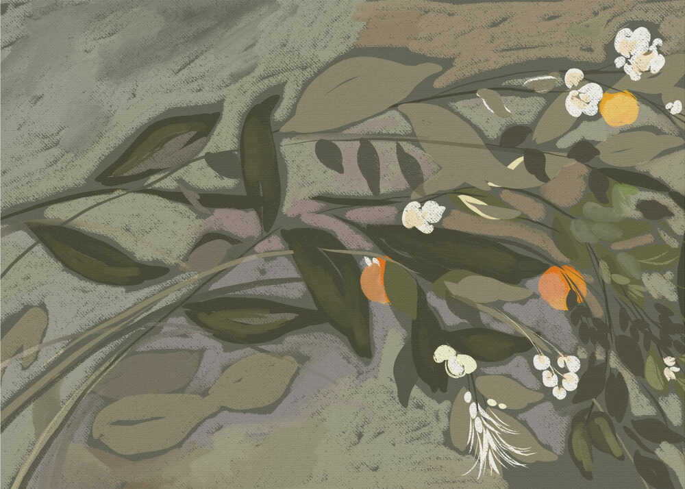 Blätterflüstern | Leinwand