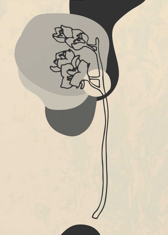 Abstrakte Blume 3 | Poster