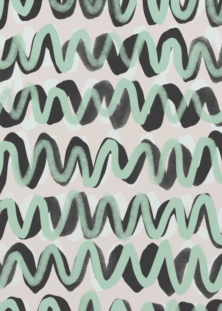 Wellenbewegungsrhythmus | Leinwand