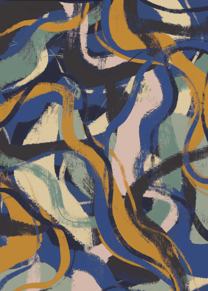 Lebendige Strömungen | Leinwand