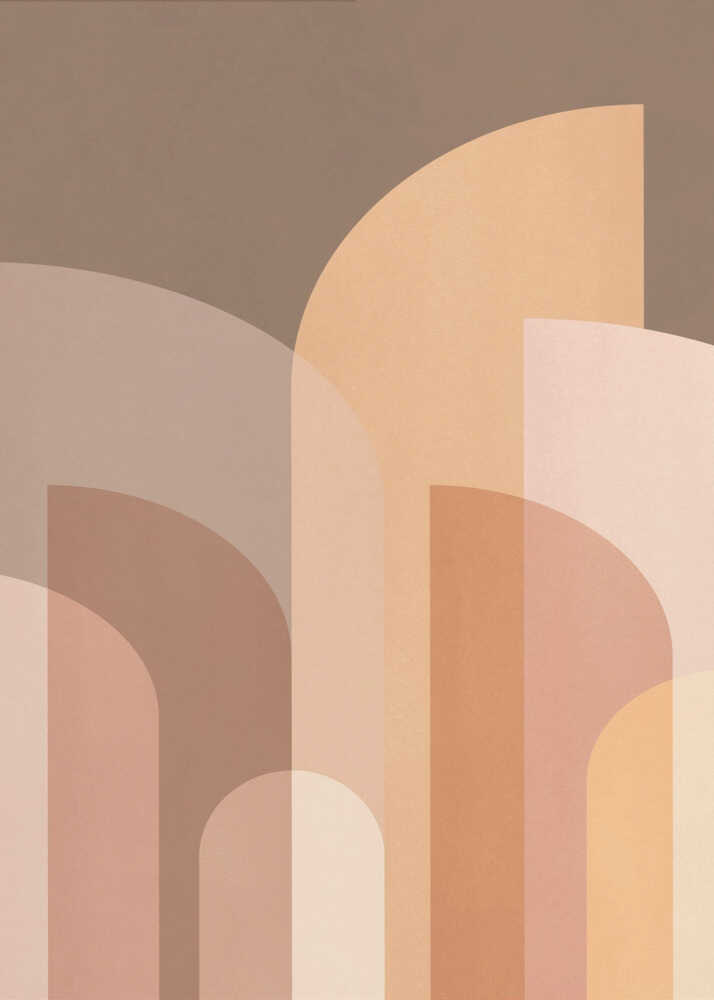 Retro Geometric II | Poster