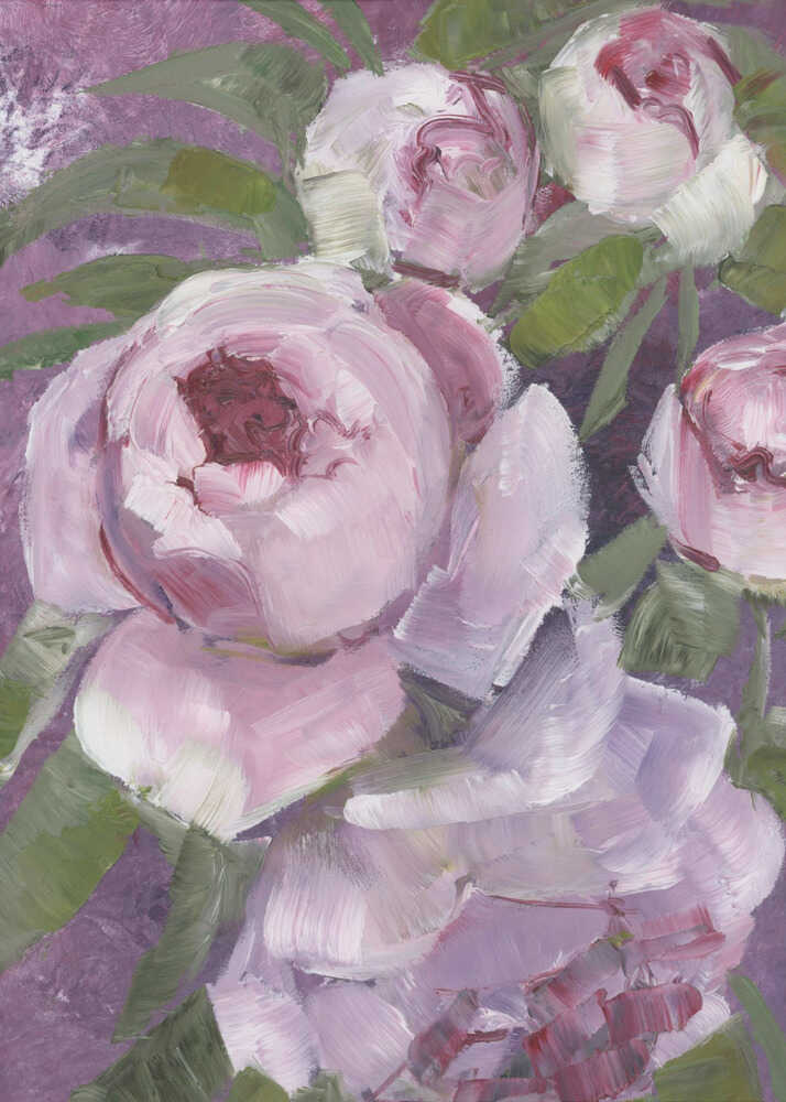 Rylee painterly roses | Poster