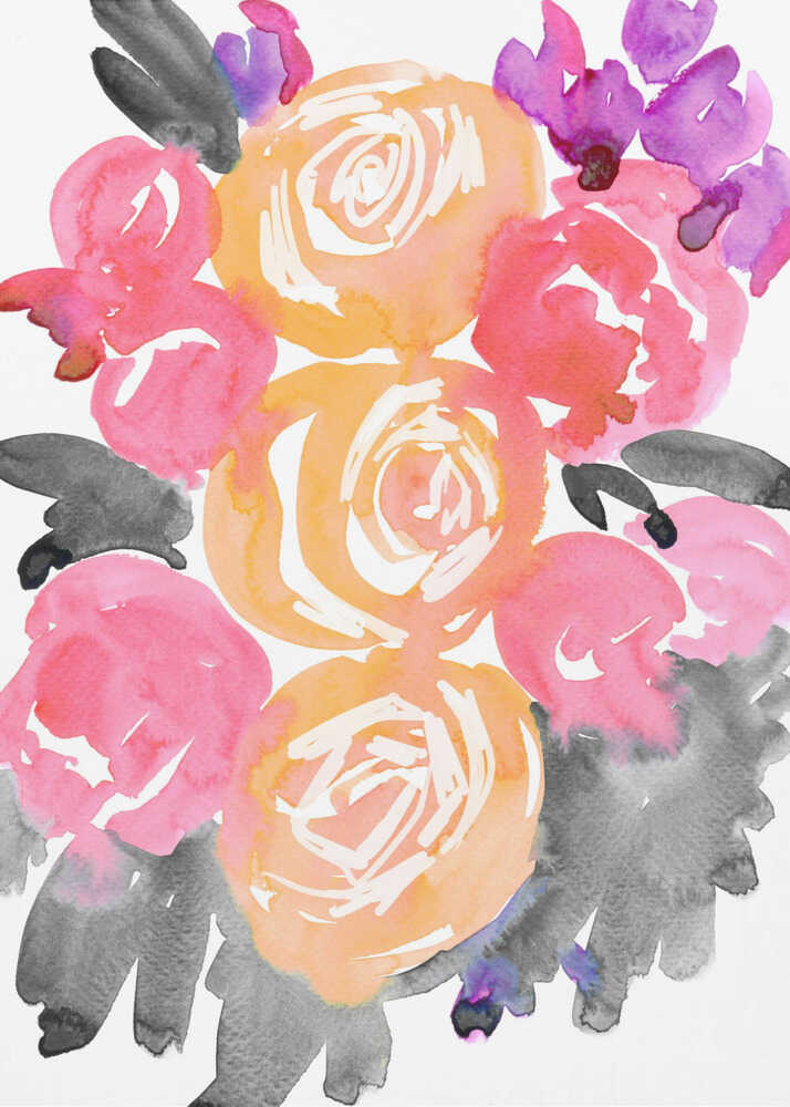 Olympe florale I | Affiche