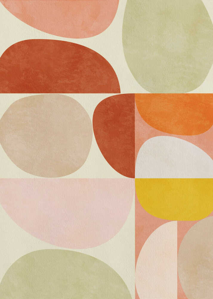 Pastellgeometrie | Leinwand