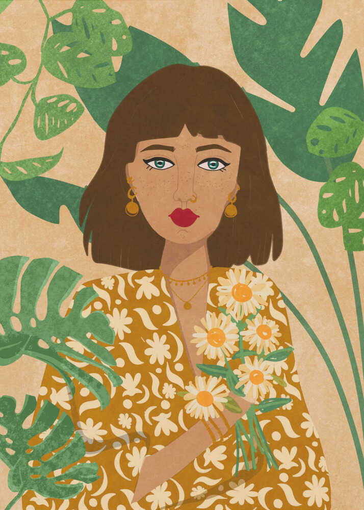 La dame aux plantes | Affiche