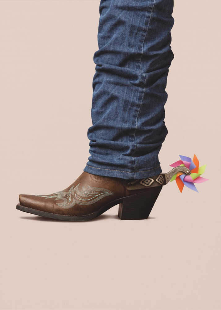 Cowboy pas sérieux | Toile