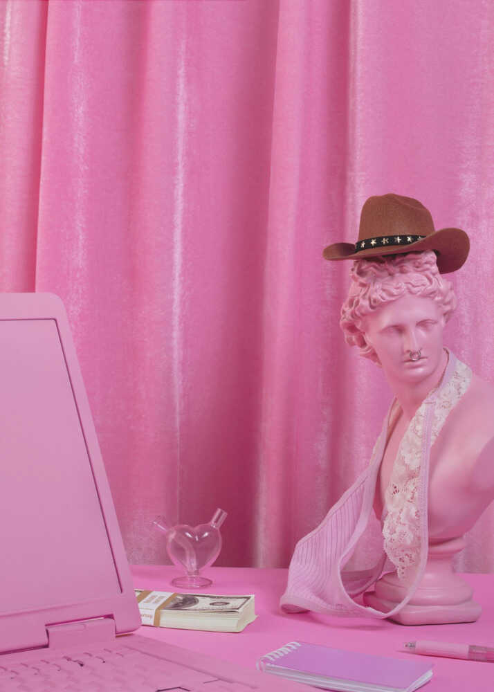 Chaos im Büro | Canvas