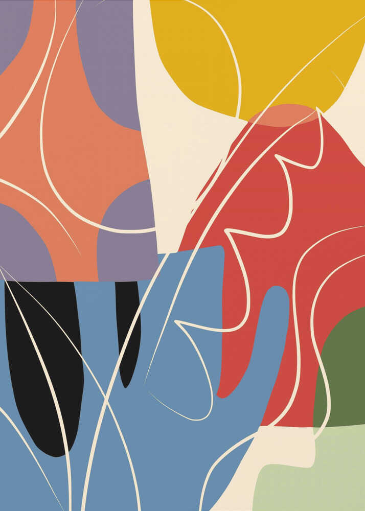 Abstract Color Collage | Poster