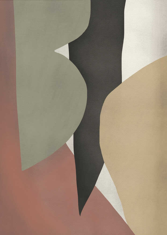 Formes abstraites tropicales | Toile