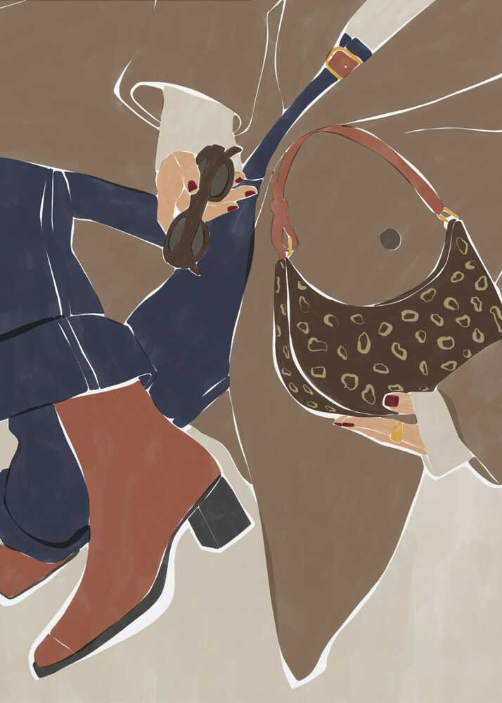 Fall Fashion Vibes Art Print By Ivy Green Illustrations | Poster