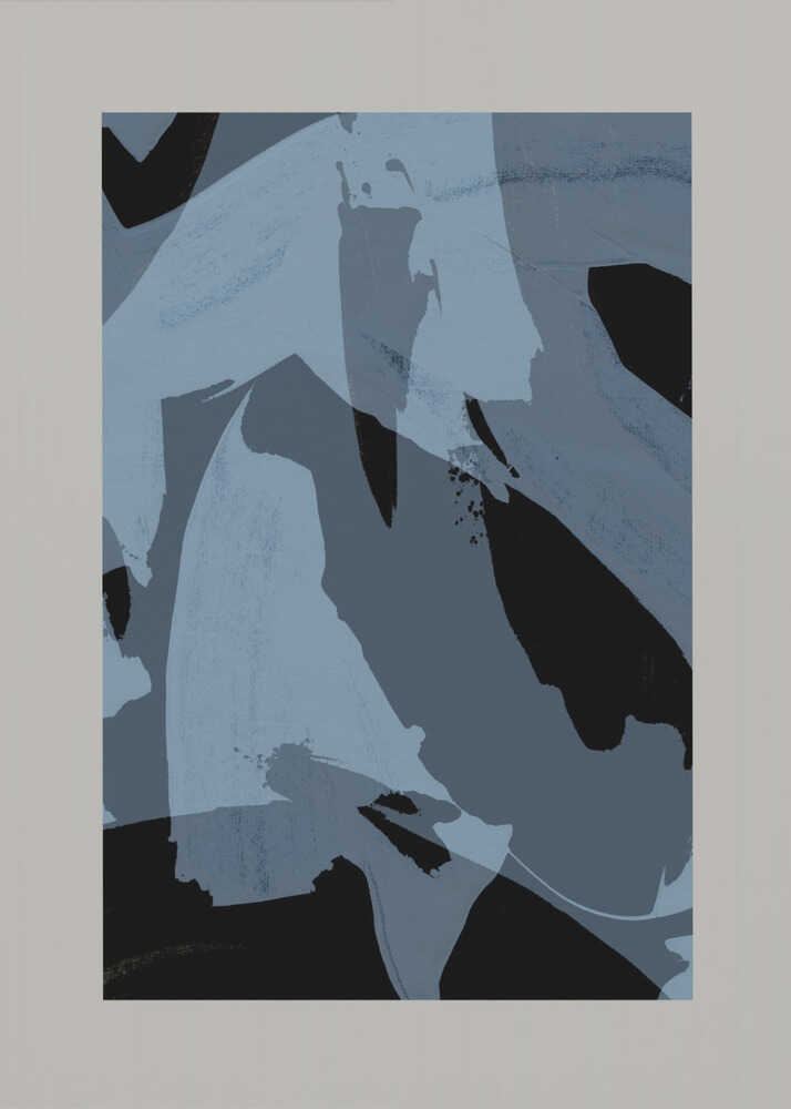 Abstrakte Pinselstriche 60Y | Leinwand