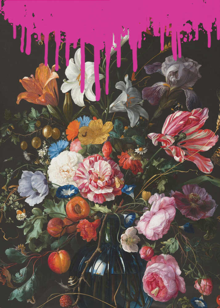 Vintage-Botanik, veränderte Pinky-Kunst | Poster