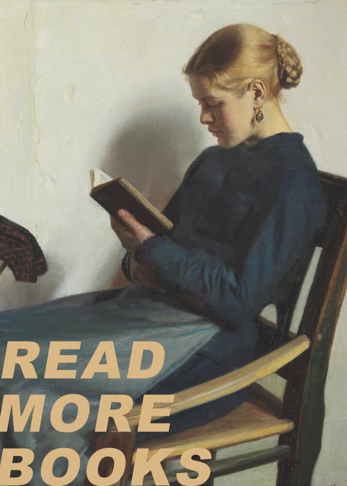 Lire plus de livres | Affiche