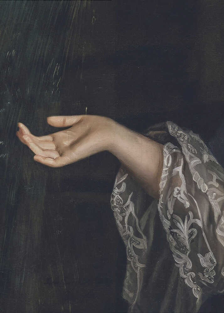 Detail einer Frau / Ölgemälde | Poster