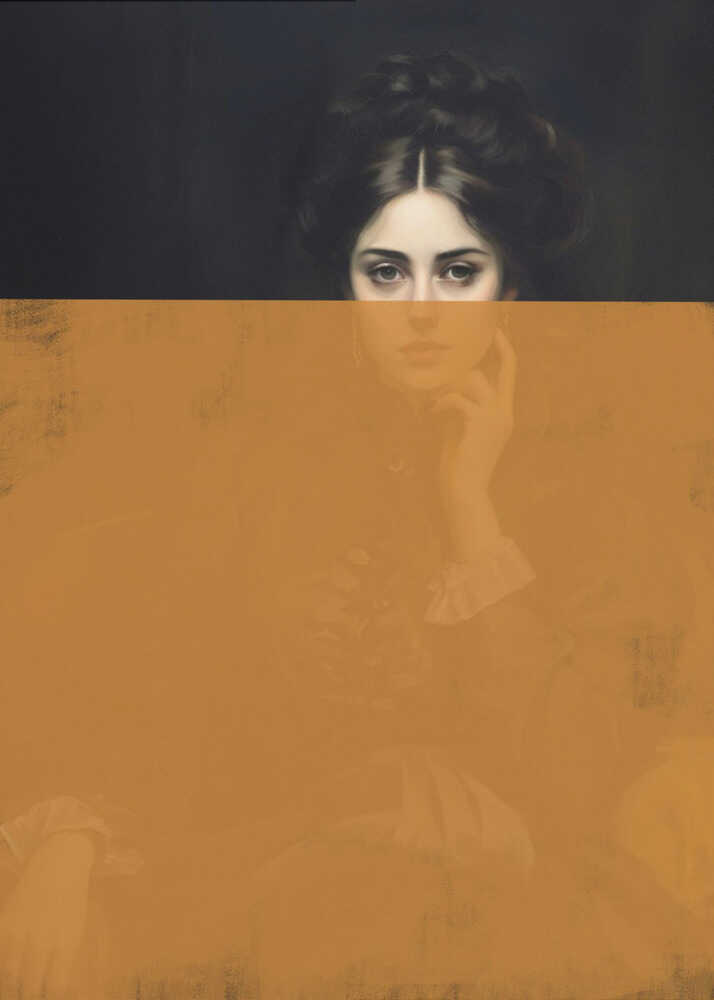 Verändertes Frauenporträt | Poster