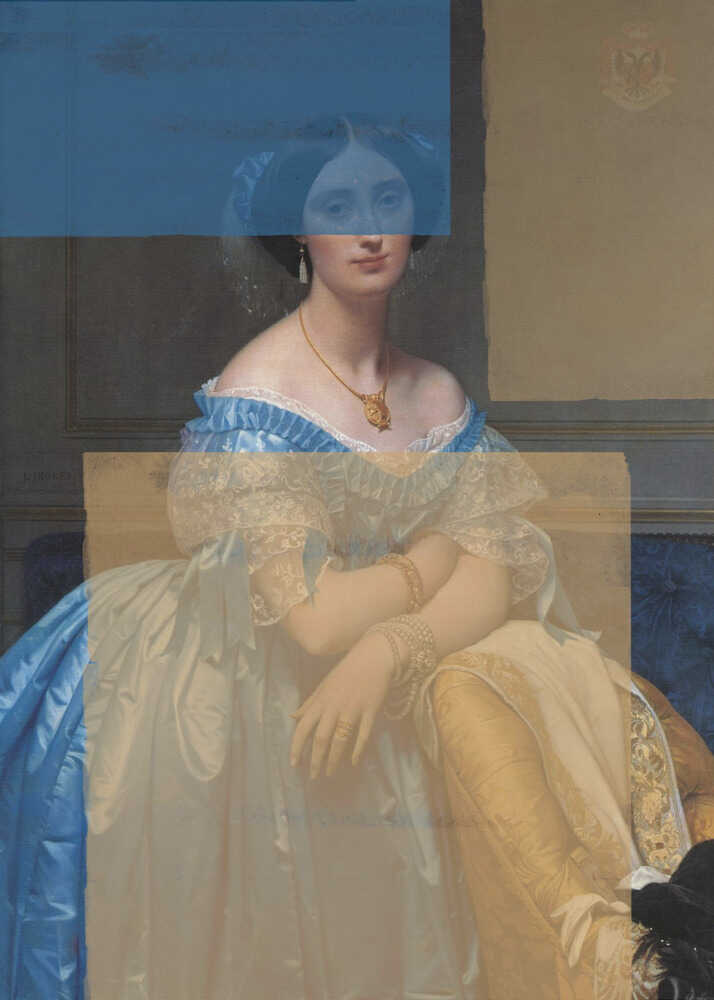 Barockporträt, zeitgenössische Collage | Poster