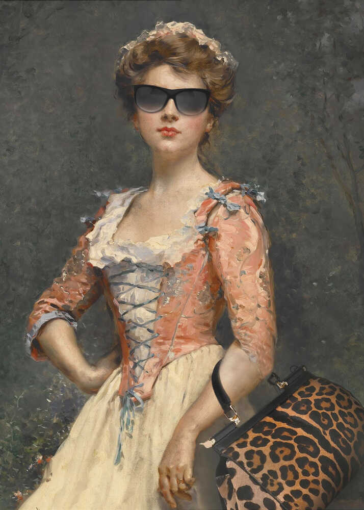 Vintage Chic Girl | Poster