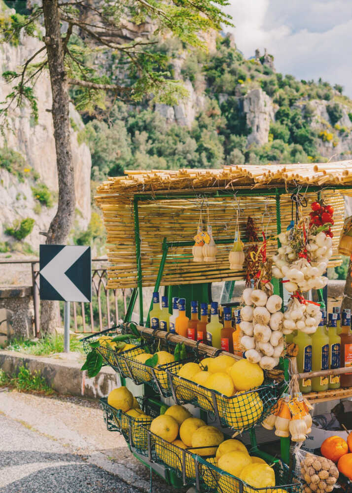 Route de la côte amalfitaine XV | Affiche