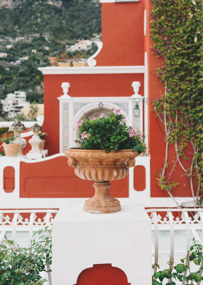 Positano IV im Regen | Poster