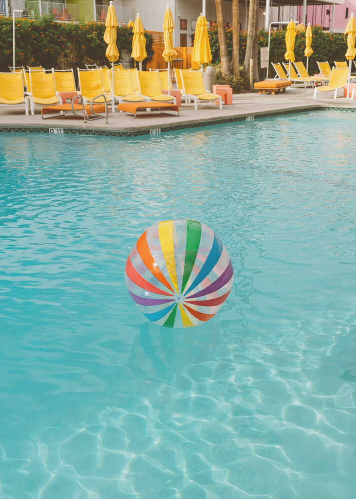 Journée piscine à Palm Springs | Affiche