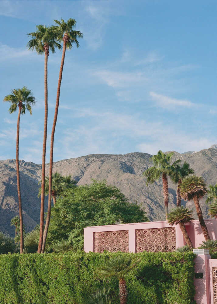 Maison rose de Palm Springs | Affiche