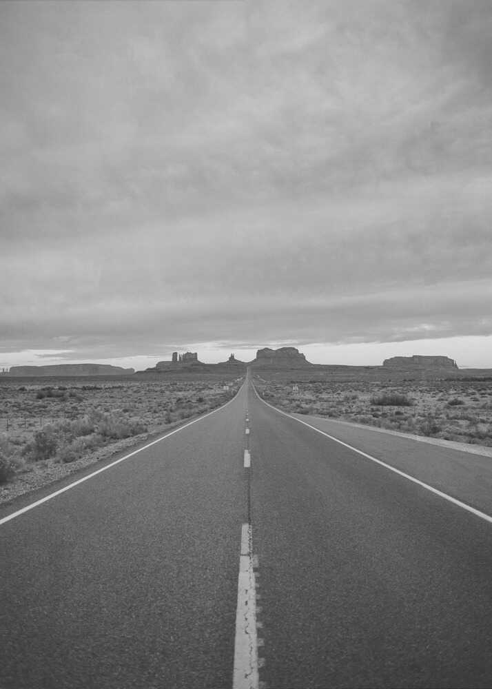 Monument Valley II monochrome | Toile