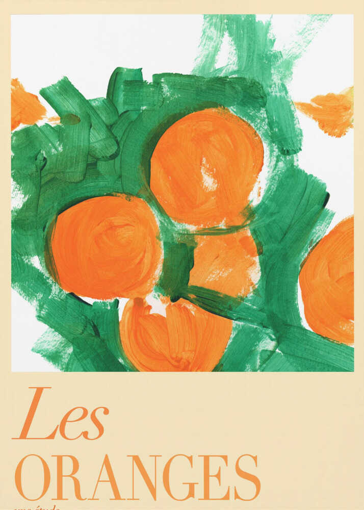 Les Oranges Une Étude 1 | Affiche
