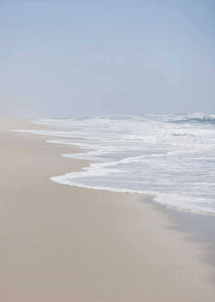 Blau und Sand 1 | Leinwand