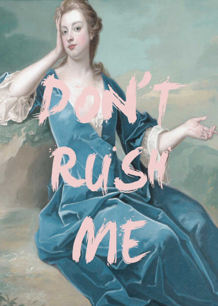 Dontrushmeteal Ratio2x3 | Poster