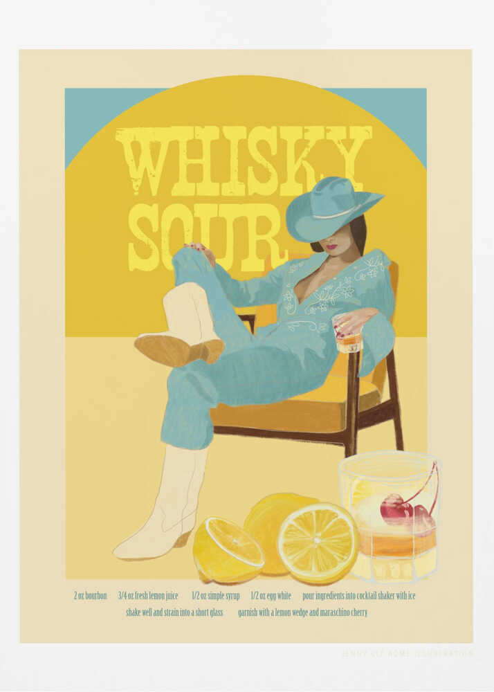 Jlr Cocktails Whiskysour | Affiche