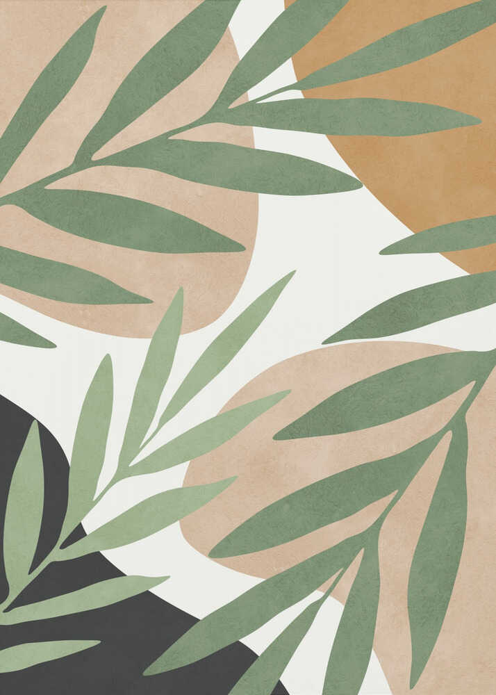 Blumen- und Tropenmotiv 5 | Leinwand