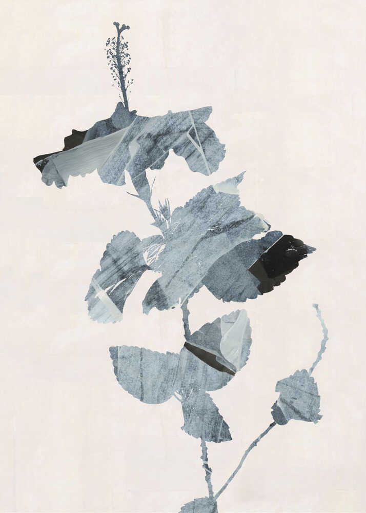 Botanische Silhouette Nr. 1 Kunstdruck | Leinwand