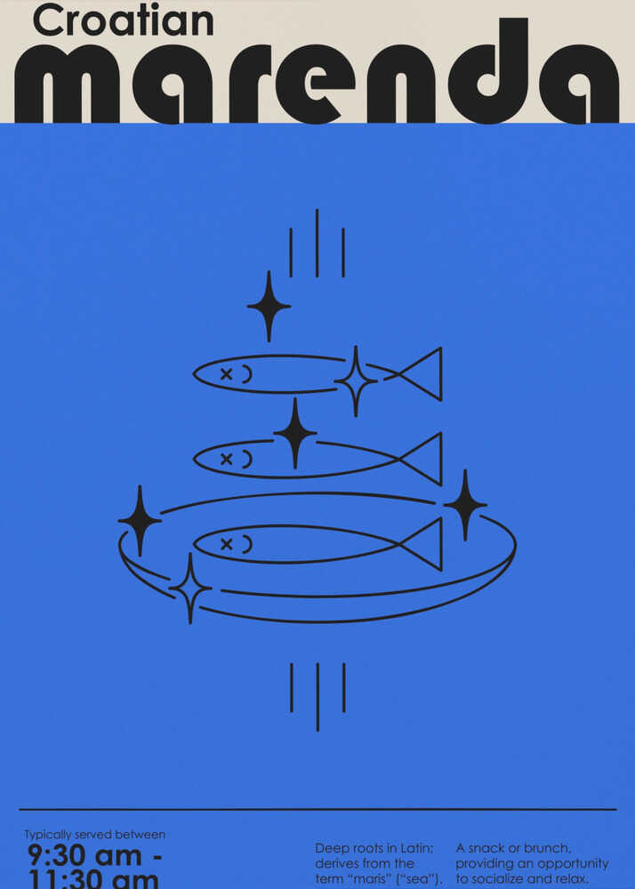 Kroatische Marenda | Poster