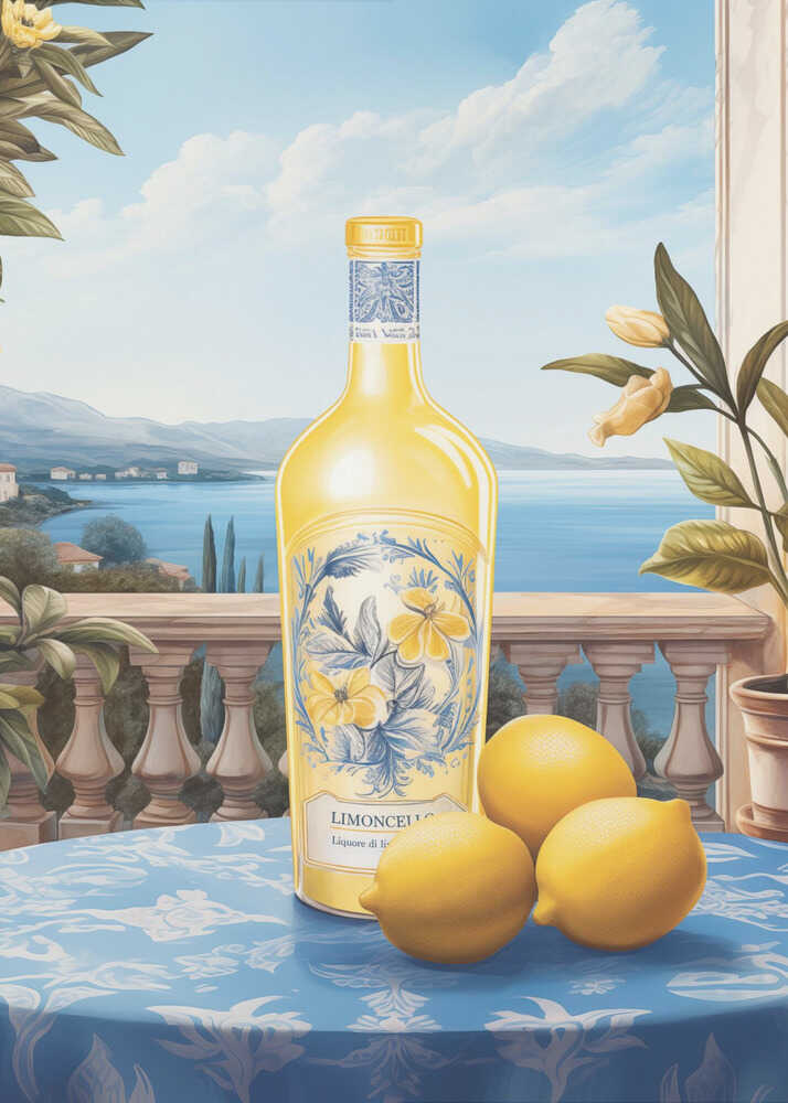 Limoncello Liqueur Di Limone | Affiche