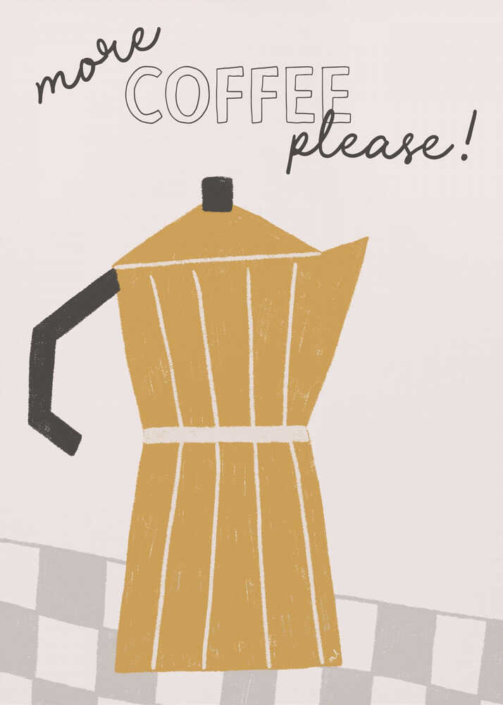 Mehr Kaffee | Poster