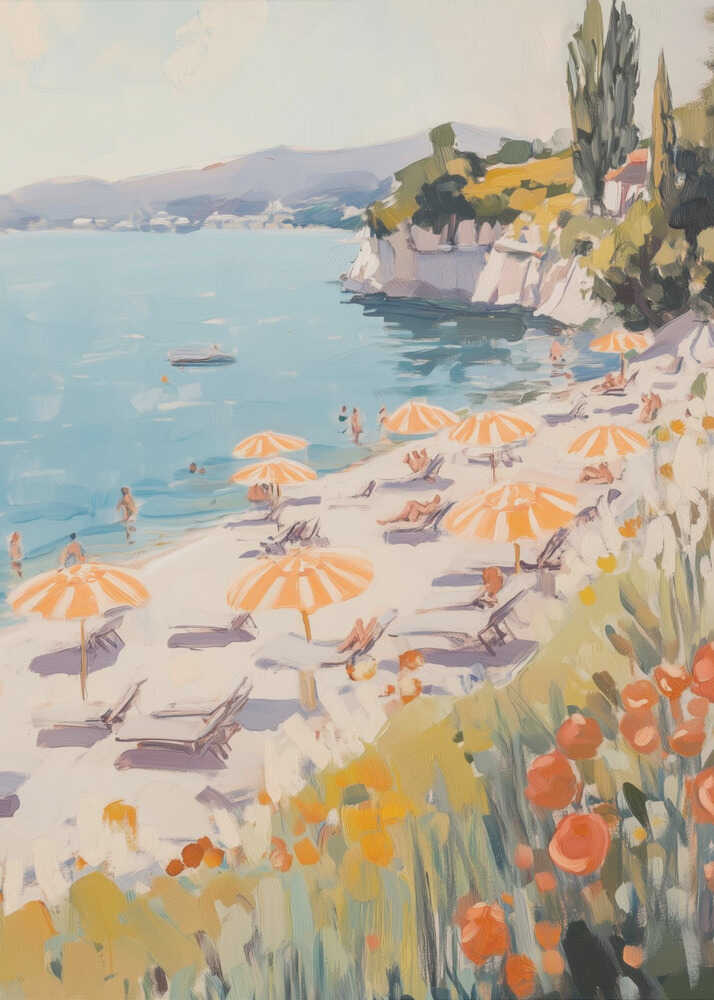 Sonniger Strandtag | Leinwand