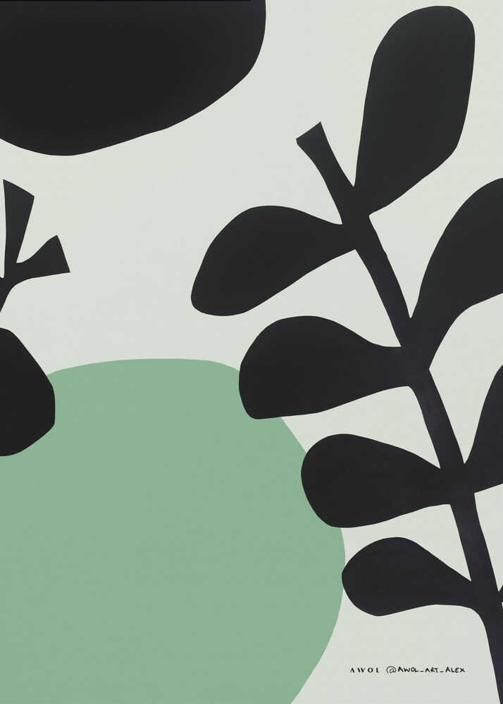 Affiche minimaliste pour jardin, art mural botanique avec illustrations de plantes |