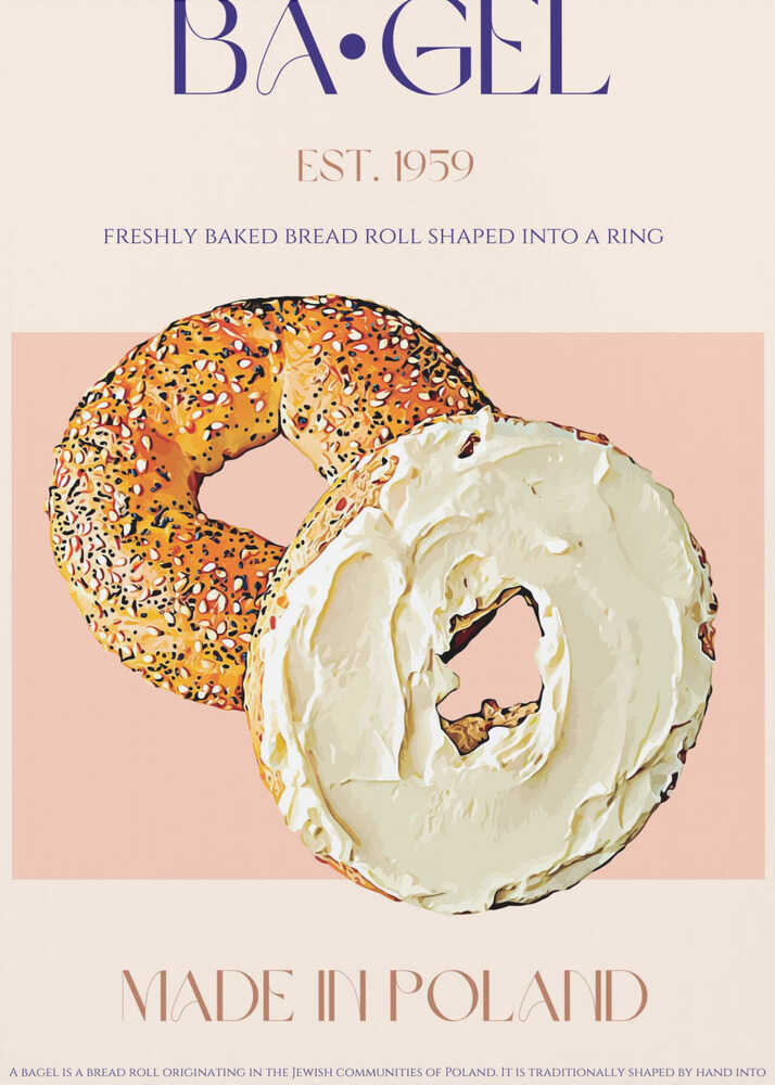 Polnischer Bagel-Genuss | Poster