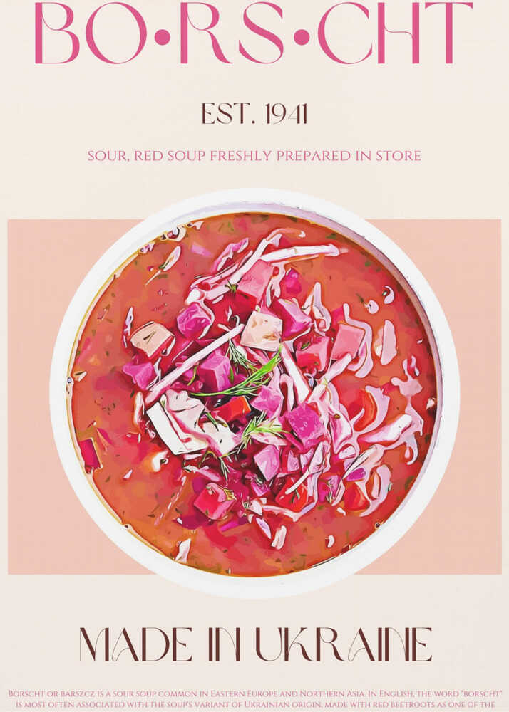 Ukrainian Borscht Bliss | Poster