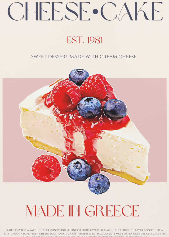 Griechischer Dessertgenuss | Poster