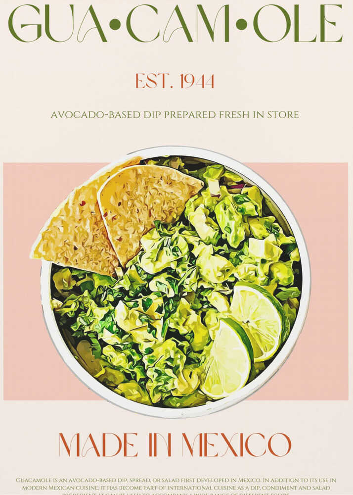 Guacamole-Genuss | Poster