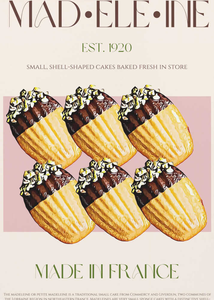 Französische Leckereien | Poster