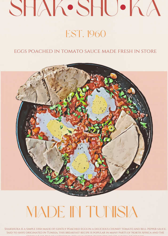 Tunesische Shakshuka | Poster