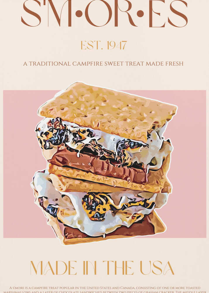 Süßes Lagerfeuervergnügen | Poster