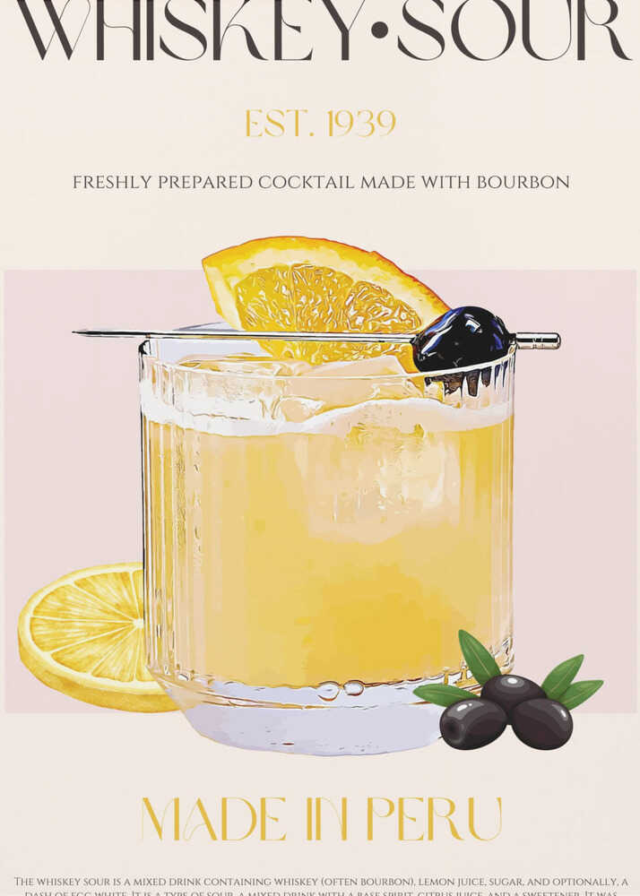 Peruanischer Whisky-Genuss | Poster